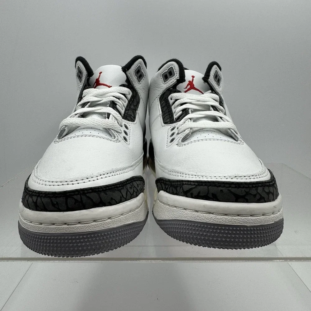 Brand New Air Jordan 3 Retro GS Summit White Cement Grey DM0967-106 Size 6.5Y